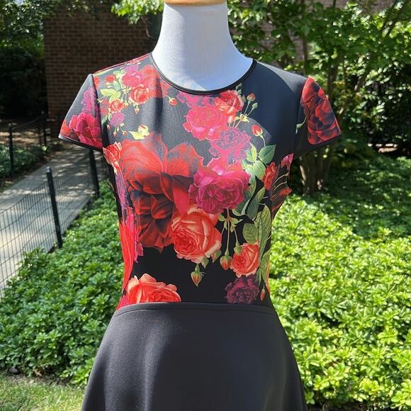 Ted Baker Floral Xylee Skater Dress - Picture 4 of 11